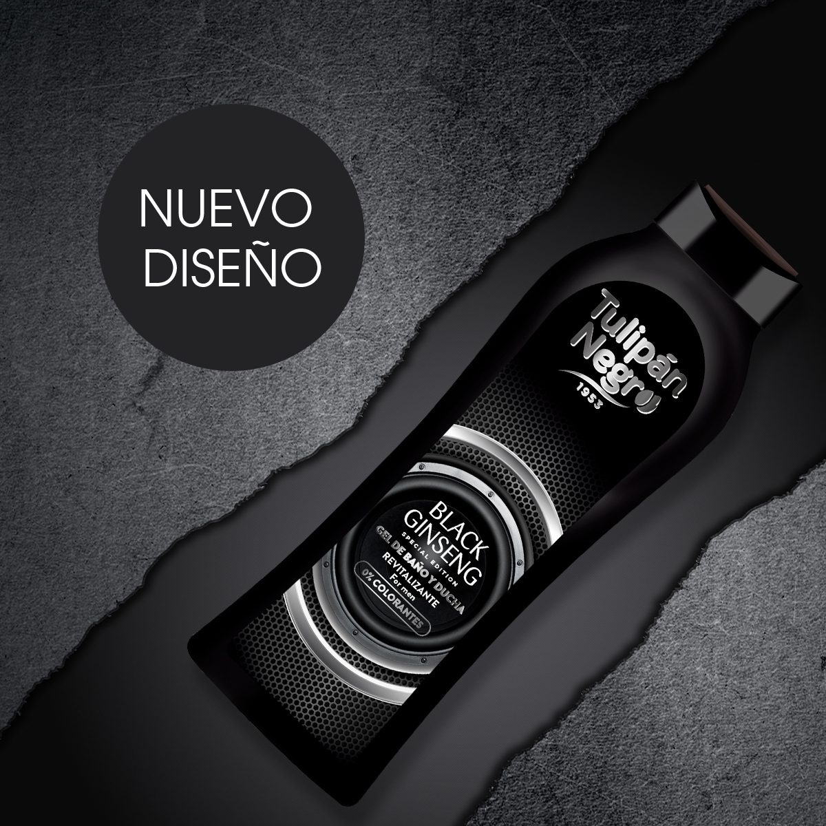 Gel de baño black ginseng para hombre