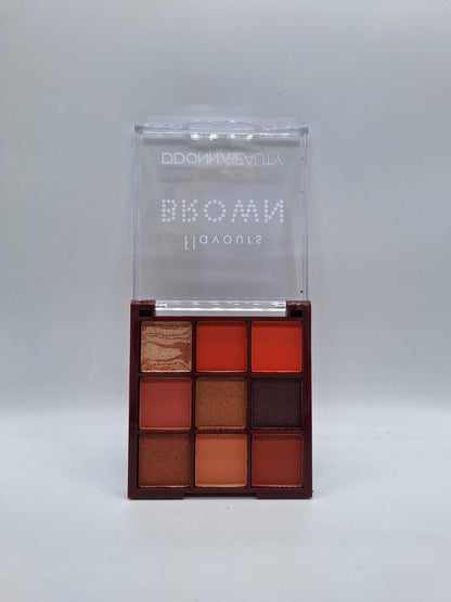 Paleta de sombras marrons - D'donna