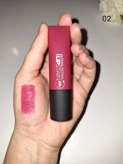 Barra Labial Lipstain longlasting Matte