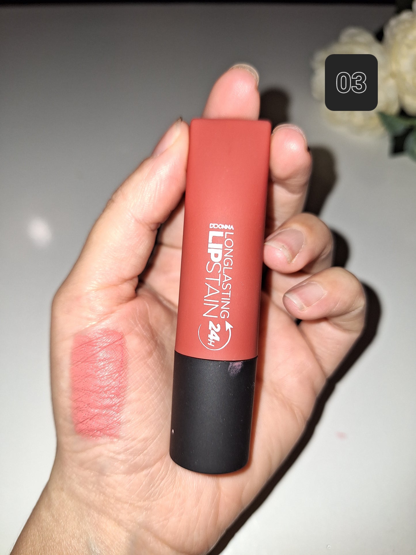 Barra Labial Lipstain longlasting Matte