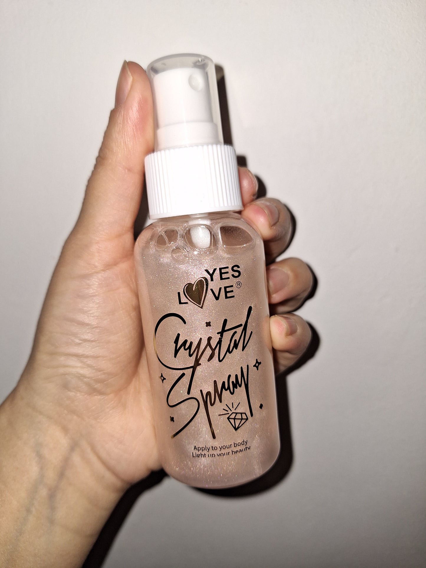 Spray Corporal Con Brillo - Yes Love