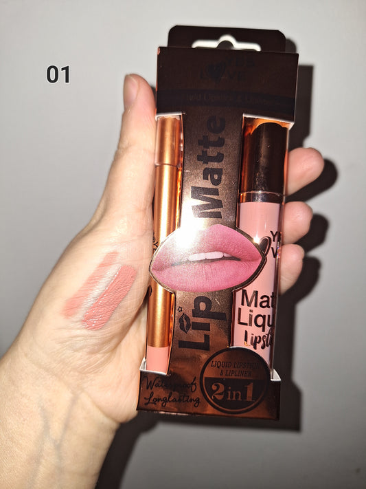 Lipstick + perfilador de labios