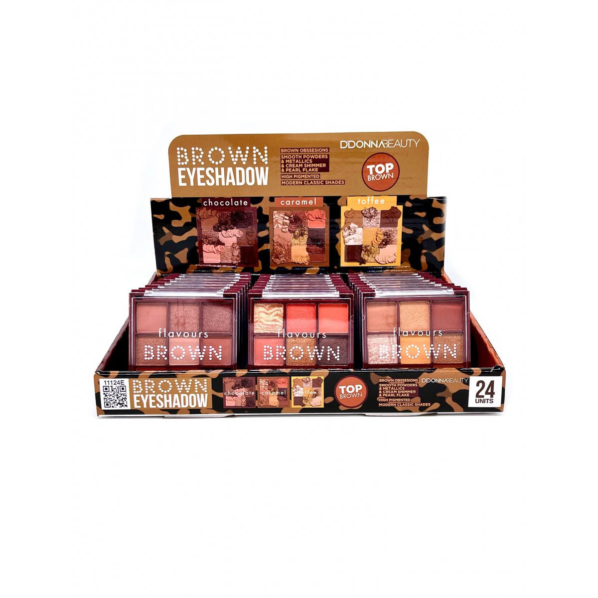 Paleta de sombras marrons - D'donna