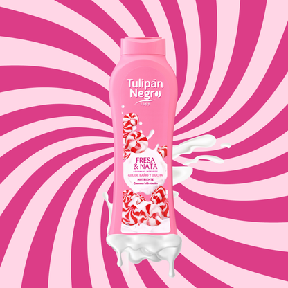 Gel de baño de Fresa y Nata