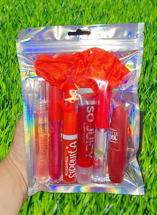 Pack  labiales Rojo,  Pura pasión