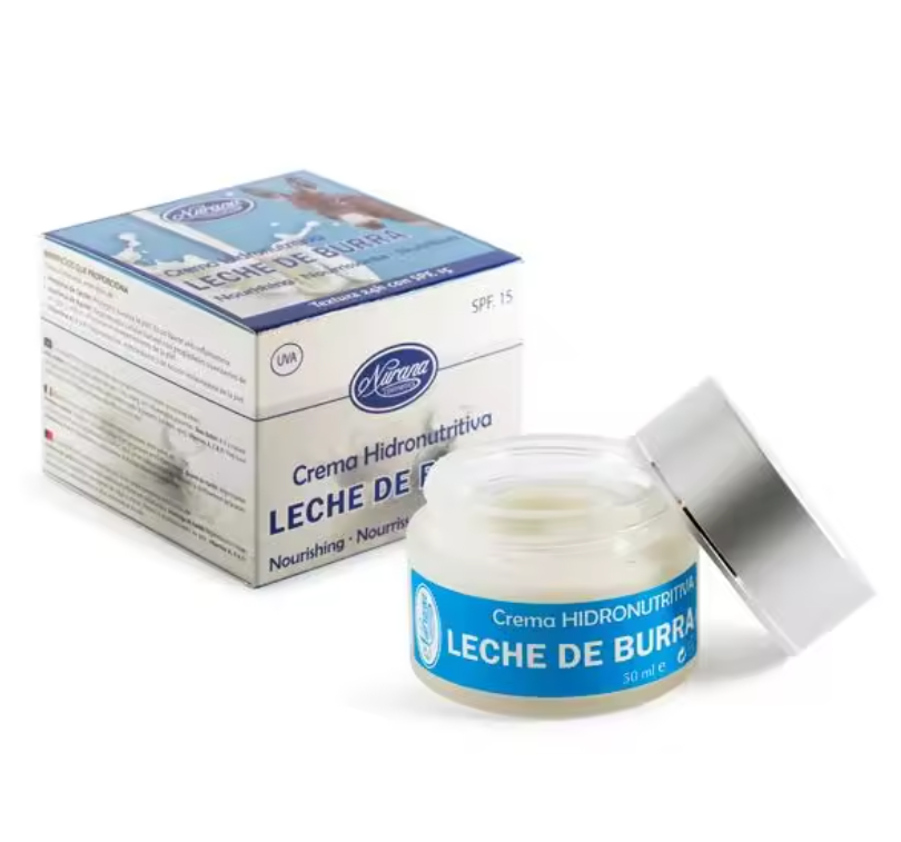 Crema facial de leche de burra "el secreto de Cleopatra"