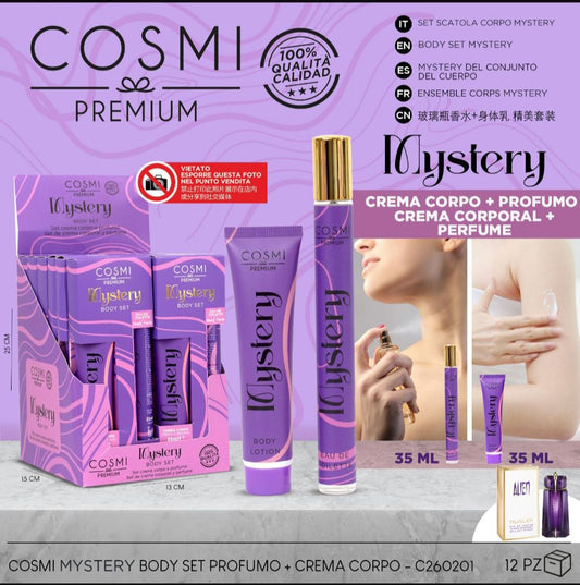 Pack Mystery crema corporal + Perfume 35 ml