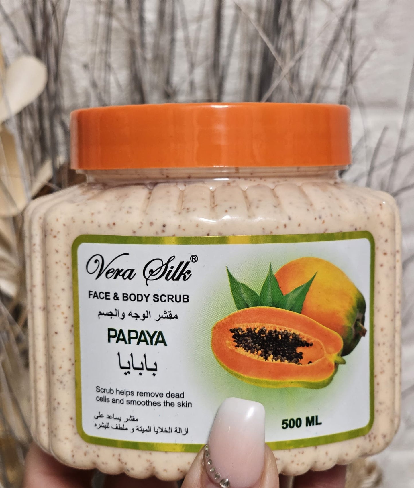 Exfoliante facial y corporal  de papaya- Vera Silk