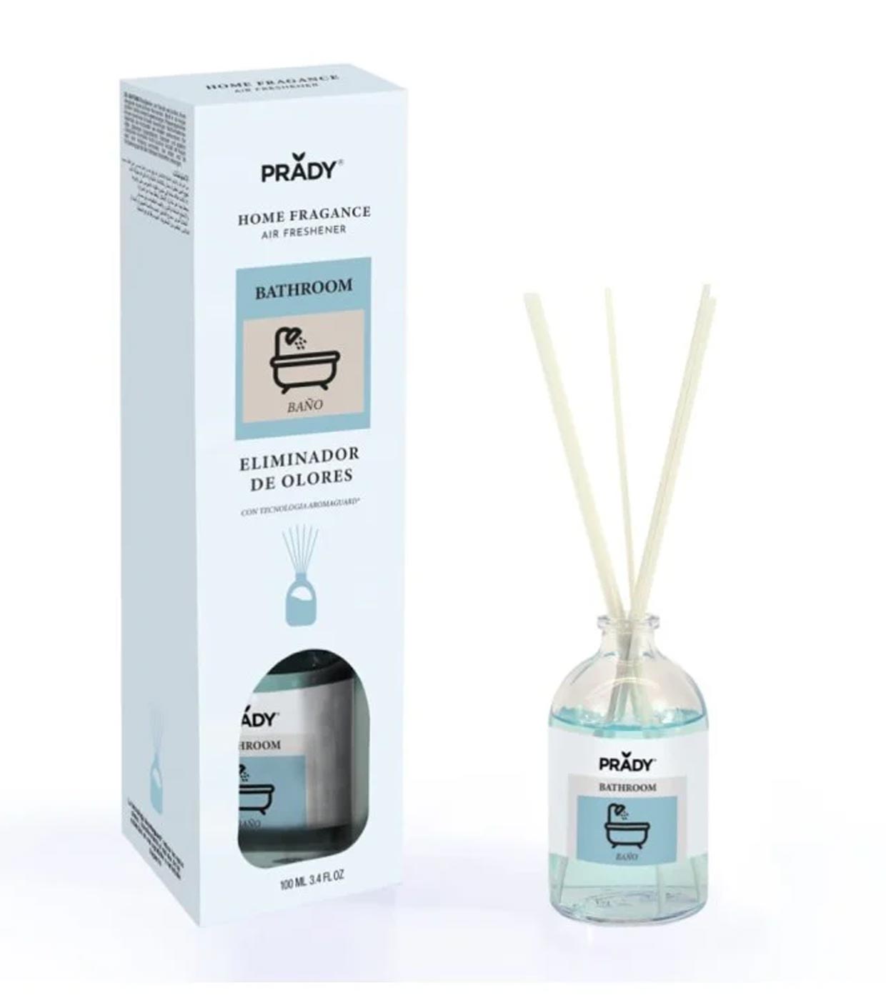 Pack Spray + mikado neutralizador de olores para el baño.