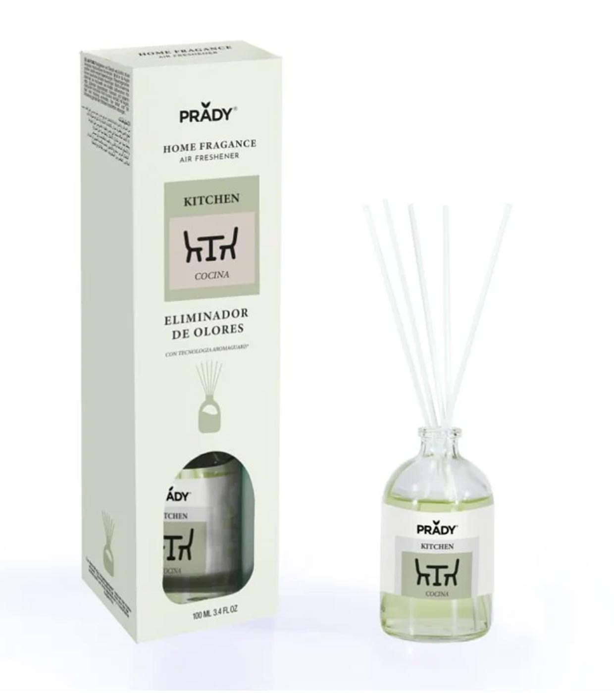 Pack mikado + spray neutralizador de olores para la cocina.