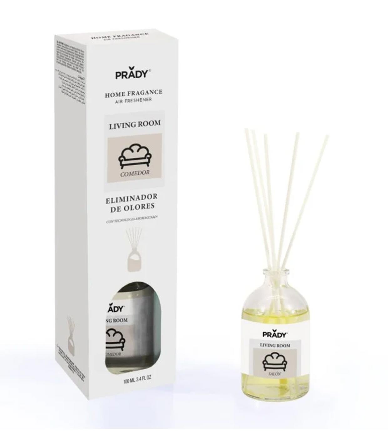 Pack spray + mikado neutralizador de olores para el comedor.