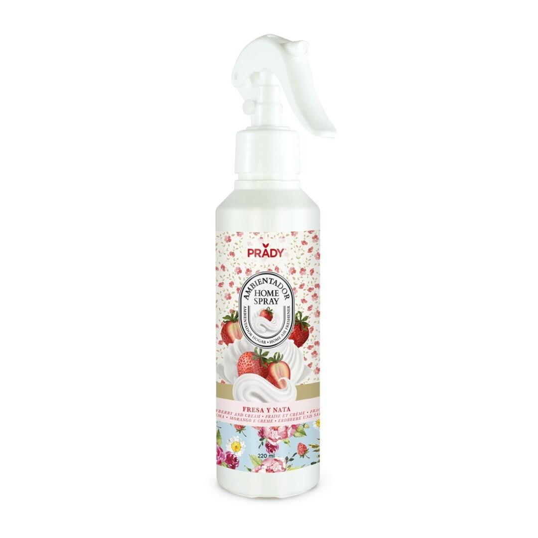 Ambientador Hogar Spray Fresa y Nata Prady 220 ml