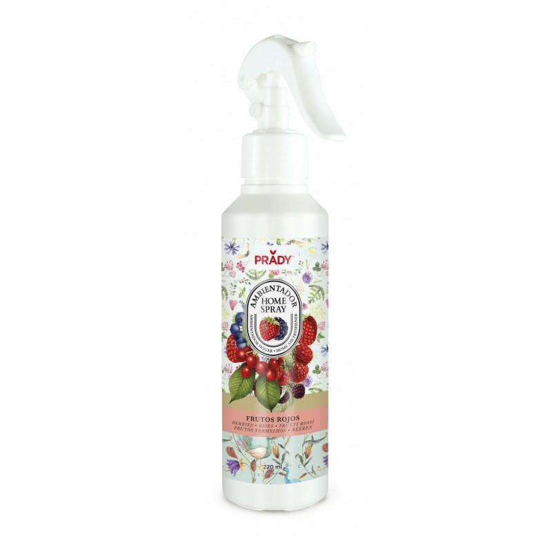 Ambientador Hogar Spray Frutos Rojos Prady 220 ml.